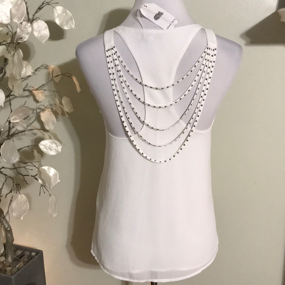 NAKED ZEBRA WHITE TOP